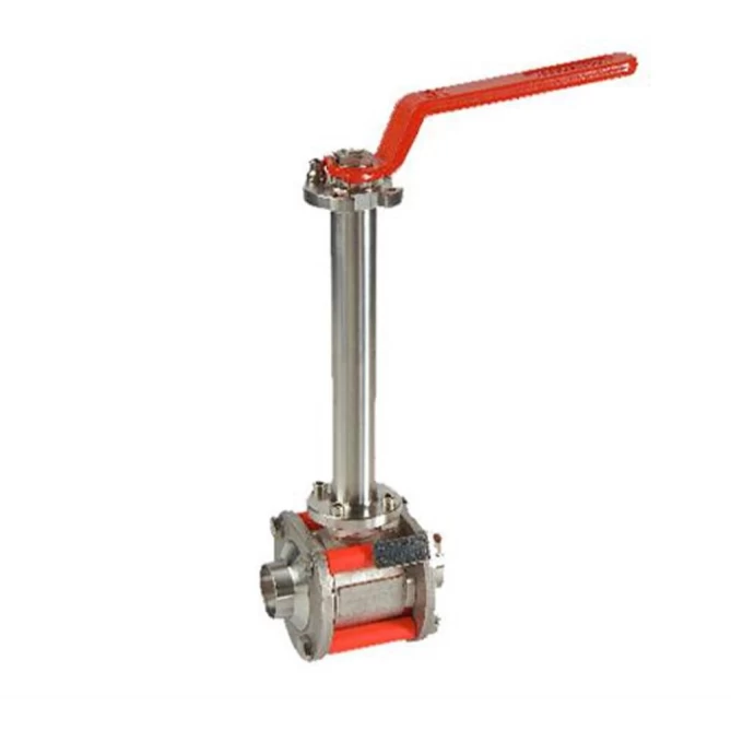 Криогенные шаровые клапаны с рычагом ( -196 °C) gallery image 1